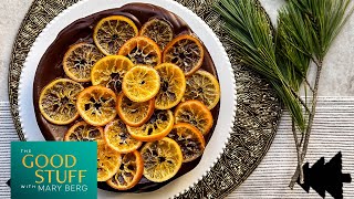 Flourless chocolate orange cake  The Good Stuff with Mary Berg [upl. by Giarg]