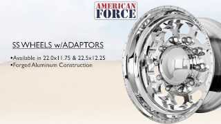 American Force Wheels Super Single Wheels Adaptors Tutorial [upl. by Arais541]