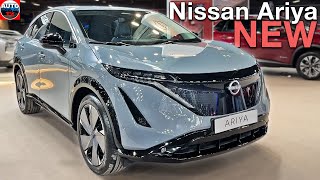 New Nissan Ariya 2024  Walkaround OVERVIEW exterior amp interior [upl. by Haidabez]