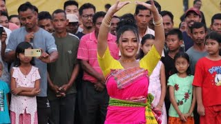 Actress Gemsri Daimary Dance Performance At Bengtol Antaibari [upl. by Fazeli]