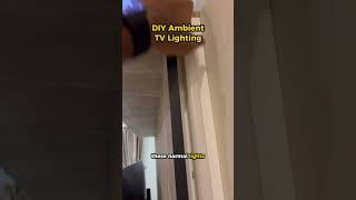 DIY Ambient TV Light Hack  Transform Your TV Viewing Experience ✨ [upl. by Whallon]