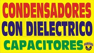 CONDENSADORES CON DIELECTRICO CONSTANTE DIELECTRICA CAPACITORES EJERCICIO RESUELTO [upl. by Eenram]