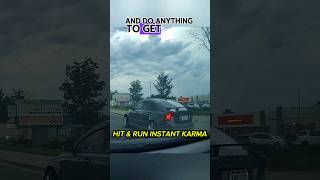 Driver Gets Instant Karma After Fleeing Crash [upl. by Kcirddahc]