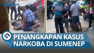 Beredar Video Penangkapan Kasus Narkoba di Jalan Raya Kota Sumenep [upl. by Anayi]