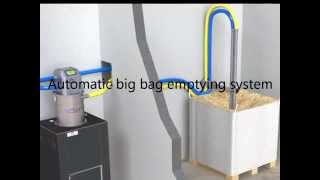 Automatic big bag emptying system bulk bags discarge [upl. by Simpkins]