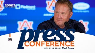 Auburn Football  Hugh Freeze Postgame Press Conference [upl. by Ynafetse970]