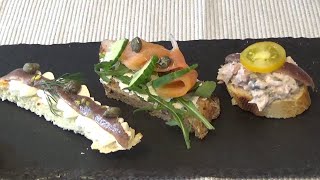 3 ВКУСНЫХ и ПРОСТЫХ рецепта канапе с рыбой3 DELICIOUS and SIMPLE recipes for fish canapes [upl. by Edmonds68]