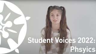 Physics  Student Voices 2022  Barton Peveril Sixth Form College [upl. by Straub]