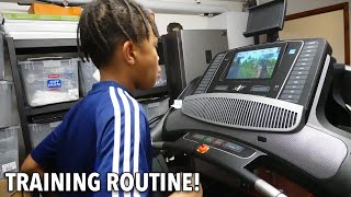 TEKKERZ KID FOOTBALL TRAINING ROUTINE [upl. by Bullard]