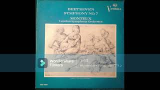 High quality LvBeethoven  Symphony No 7  Op 92  Pierre Monteux amp London Symphony Orchestra [upl. by Arhsub709]