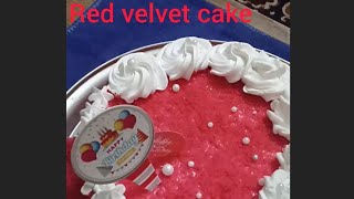 red velvet cake perimix se bnaye Ghar pe bnaye easy trike serajputana rajlaxmi baisa [upl. by Etneciv]