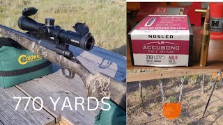 270 Winchester Long Range Test 165 ABLR [upl. by Stanwinn]