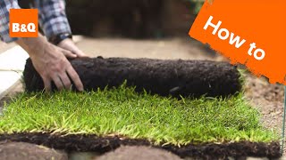 How to lay a new lawn from turf [upl. by Nylzor550]