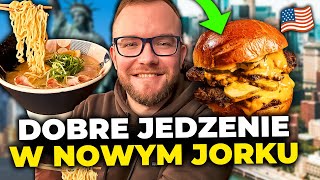 NOWY JORK tanie jedzenie ramen i klasyczne burgery NOWE POLECENIA 2023 restauracje w Nowym Jorku [upl. by Uel]