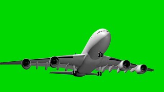 green screen aeroplane no copyright VFX [upl. by Pergrim]