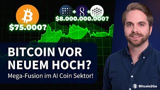 Bitcoin Ausbruch oder Korrektur  Larry Fink überrascht MegaFusion von Fetchai zu AIS amp RWA Hype [upl. by Diao]