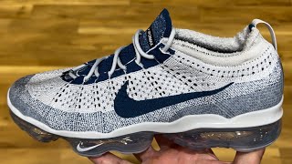 Nike Air VaporMax 2023 Flyknit Pure Platinum Glacier Blue Shoes [upl. by Ahseele420]