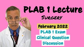 February 2022 PLAB 1 exam question discussion  MedRevisions [upl. by Aleahcim]