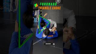 Tornado Triangle Choke from Lasso Guard 🌪️🔺 jiujitsu submission martialarts [upl. by Asilim592]