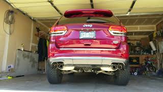 Corsa exhaust on 2014 Grand Cherokee WK2 summit 57 Hemi [upl. by Maggi]