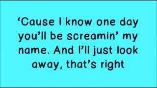 Glee  Loser Like Me Lyrics On Screen [upl. by Assener]