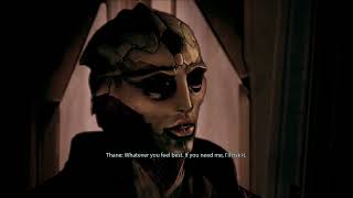 Thane on Mordins Recruitment Mission Mass Effect [upl. by Adelina496]