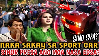 NAKA SAKAY SA SPORT CAR SINØR PRESA ANG MGA NASA EDSA SINO SYA [upl. by Swanhildas]