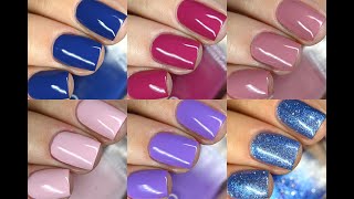 Zoya  Abundance  Spring 2022  Live Swatches [upl. by Eilah909]