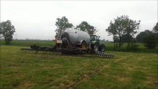 DeutzFahr Agrotron 1807 met Slootsmid 165 M³ giertank [upl. by Lorain]