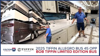 2025 Tiffin Allegro Bus 45 OPP Bob Tiffin Limited Edition Tour  2024 Hershey RV Show Preview [upl. by Pincus]