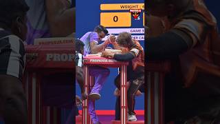 Mohsin Shaikh vs Adarsh MM  Baroda vs Ludhiana  Pro Panja League  2023 shorts armwrestling [upl. by Picker374]