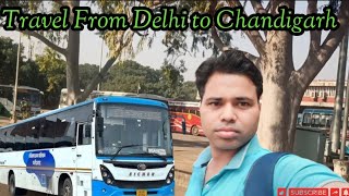 Traveling From Delhi ISBT to Chandigarh ISBT Sector 17 [upl. by Setarcos337]