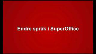 Slik endrer du språk i SuperOffice CRM Online [upl. by Alihs]