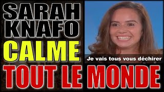 SARAH KNAFO TARTINE DES JOURNALISTES ET ZEMMOUR LÂCHE LES TERMES SUR SCHENGEN cest savoureux 🤭 [upl. by Llevert]