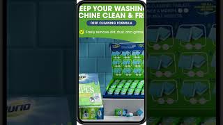 Wholesale Lot Of Washing Machine Cleaner Tablets by closeoutexplosioncom [upl. by Ynaffit951]