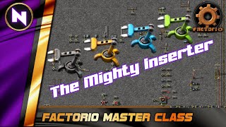 Everything You Didnt Know About INSERTERS  Factorio TutorialGuideHowto [upl. by Reece]