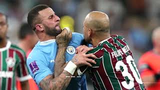 EITA 🚨 Briga no final do jogo entre MANCHESTER CITY X FLUMINENSE  Felipe Melo DETONA Grealish [upl. by Eittam]