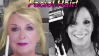 HAIR REMOVAL FOR THE AGING FACE WITH PATTI amp CAROL [upl. by Nelrac]