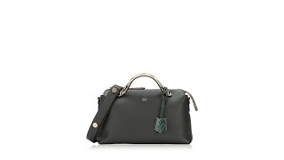 Fendi Vitello Dolce Elaphe Medium By The Way Dark Green [upl. by Eido]