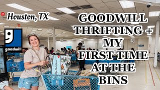 GOODWILL THRIFTING at the BINS [upl. by Latricia831]