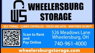 WHEELERSBURG STORAGE ClimateControlled Inside Units [upl. by Anelas]