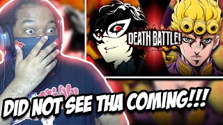 Joker VS Giorno  DEATH BATTLE REACTION [upl. by Ahsiri75]