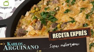 Receta Exprés Sopas mallorquinas [upl. by Frazier]