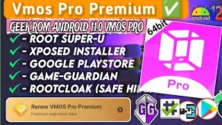 Install Geek Rom VMOS Android 110 Full Root amp EdXposed Support Google Play Store [upl. by Niliram]