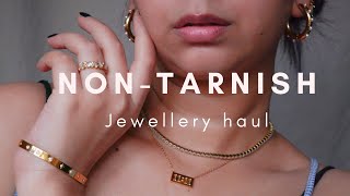 Affordable Non  Tarnish Jewellery Haul  Trendy Chokers Earrings Bracelets [upl. by Imiaj797]