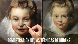 Demostración de las Técnicas de Rubens Rubens Velatura Technique Demo [upl. by Nertie]