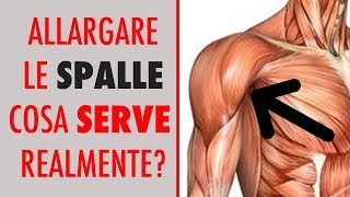 💪 COME ALLARGARE LE SPALLE LA VERITA DI ESERCIZI E ANATOMIA [upl. by Ayek641]