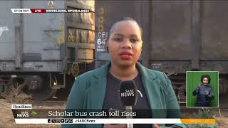 Mpumalanga crash I Death toll rises in scholar transport accident [upl. by Googins]