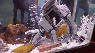 Lego Star Wars Hoth fish tank aquarium [upl. by Anaicul]