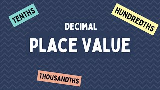 Decimal Place Value [upl. by Yadnus759]